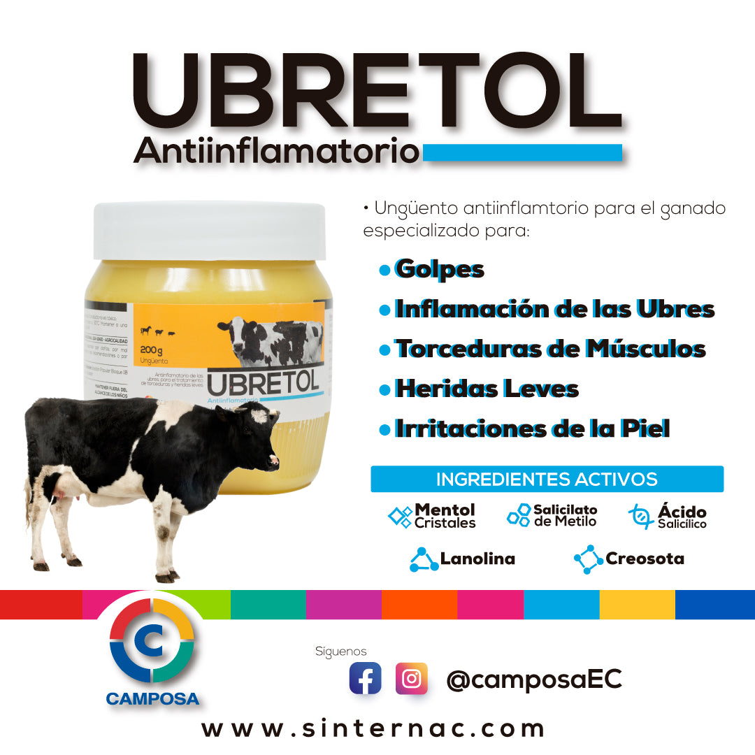 Ubretol ungüento de 200gr