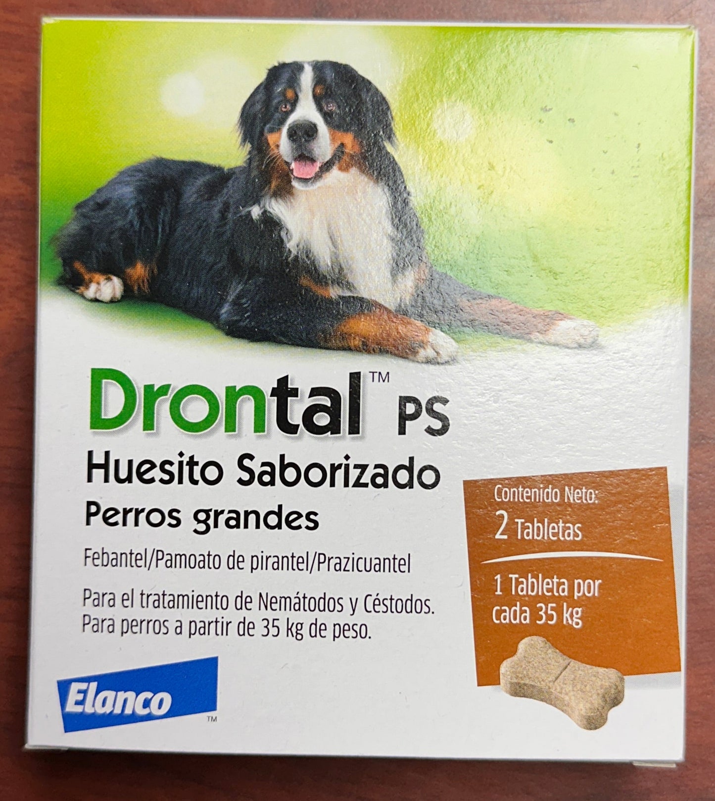Drontal Plus Huesito saborizado Perros grandes 35kg 2 tabletas