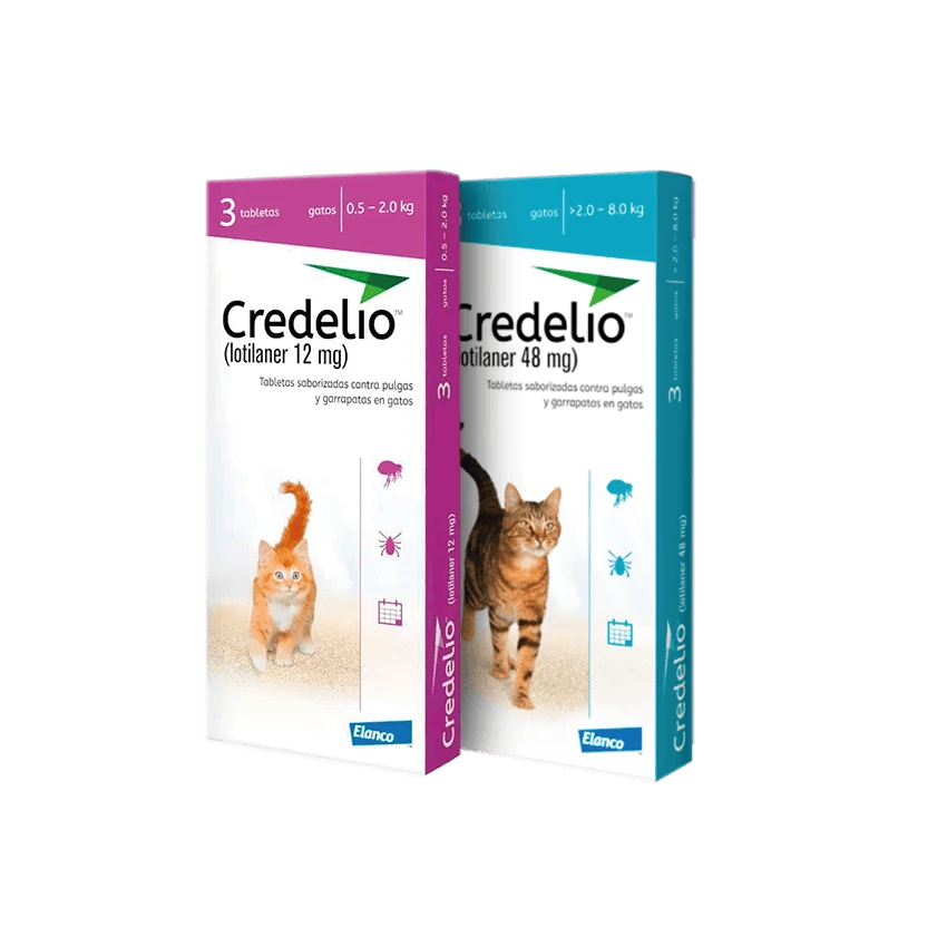 Credelio antiparasitario para gatos de 2 a 8kg 48mg