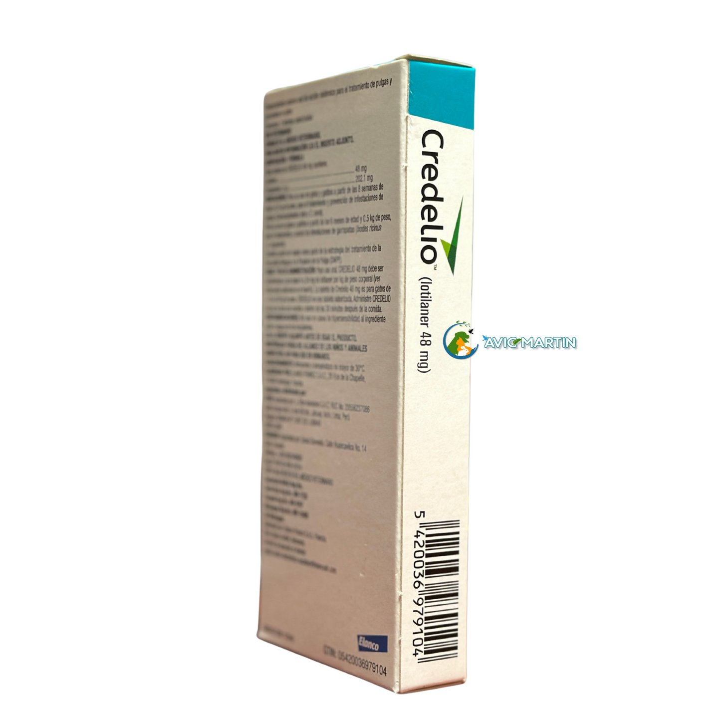 Credelio antiparasitario para gatos de 2 a 8kg 48mg