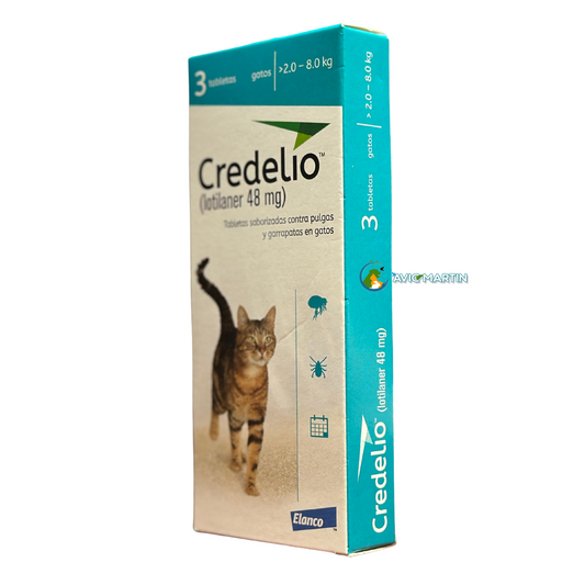 Credelio antiparasitario para gatos de 2 a 8kg 48mg