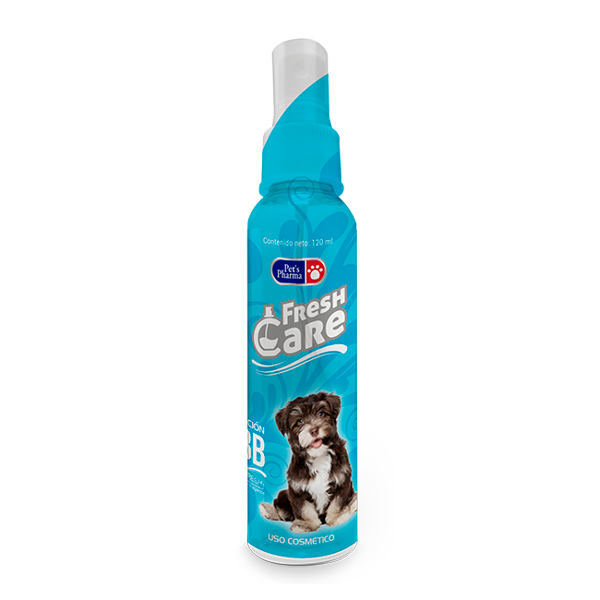 Loción Fresh Care spray para caninos y felinos frasco de 120mL