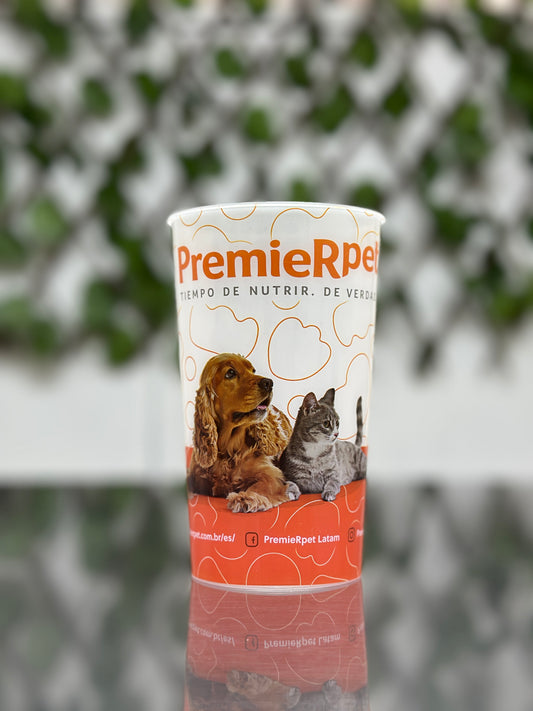 Vaso medidor de 2 tazas para comida de perros y gatos