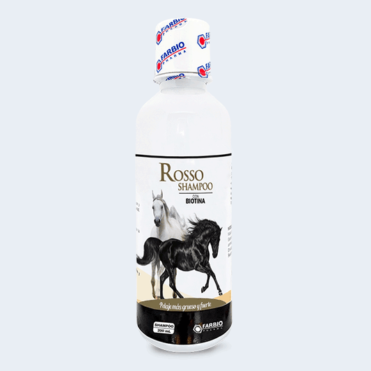 Rosso Shampoo para equinos
