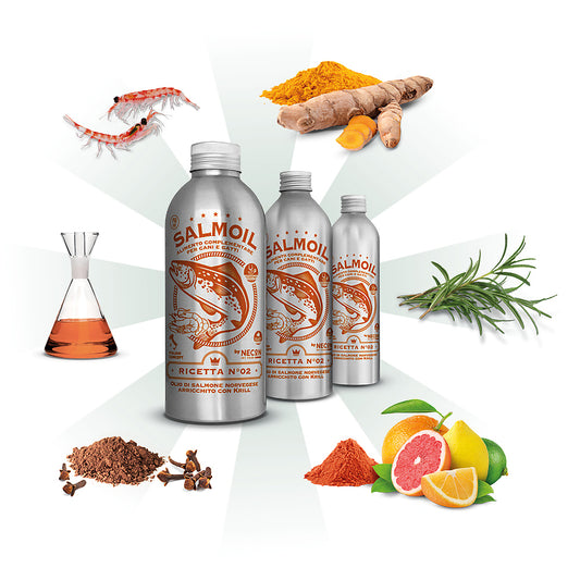 Salmoil Ricetta N° 2 Aceite de salmón para el bienestar intestinal de 150mL