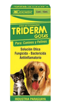 Triderm gotas veterinarias 15ml - AvicMartin Farmacia Veterinaria