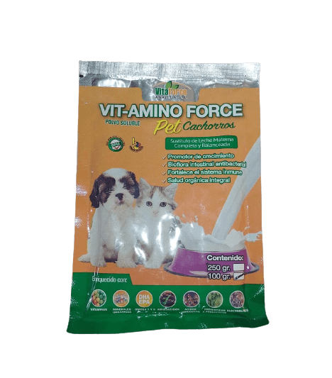 Vit-amino Force leche para cachorros - AvicMartin Farmacia Veterinaria