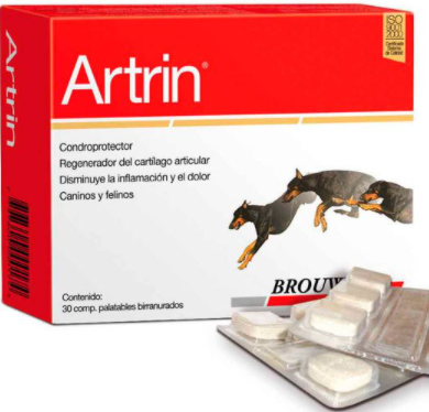 ARTRIN TABLETAS X UNIDAD (CAJA DE 30 COMPRIMIDOS) - AvicMartin Mascota Jardín y Hogar