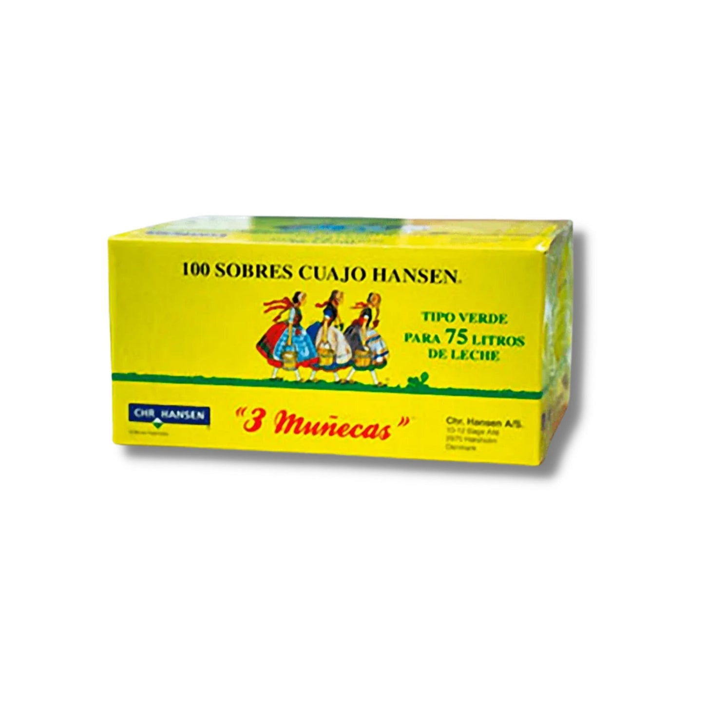 Cuajo en polvo sobres de 10 g para 75 litros de leche de vaca