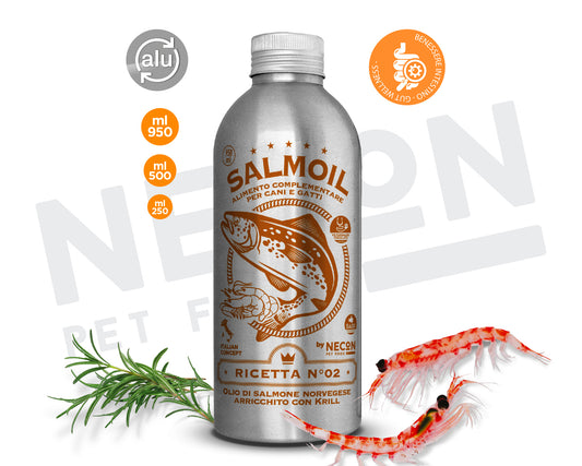 Salmoil Ricetta N° 2 Aceite de salmón para el bienestar intestinal de 150mL