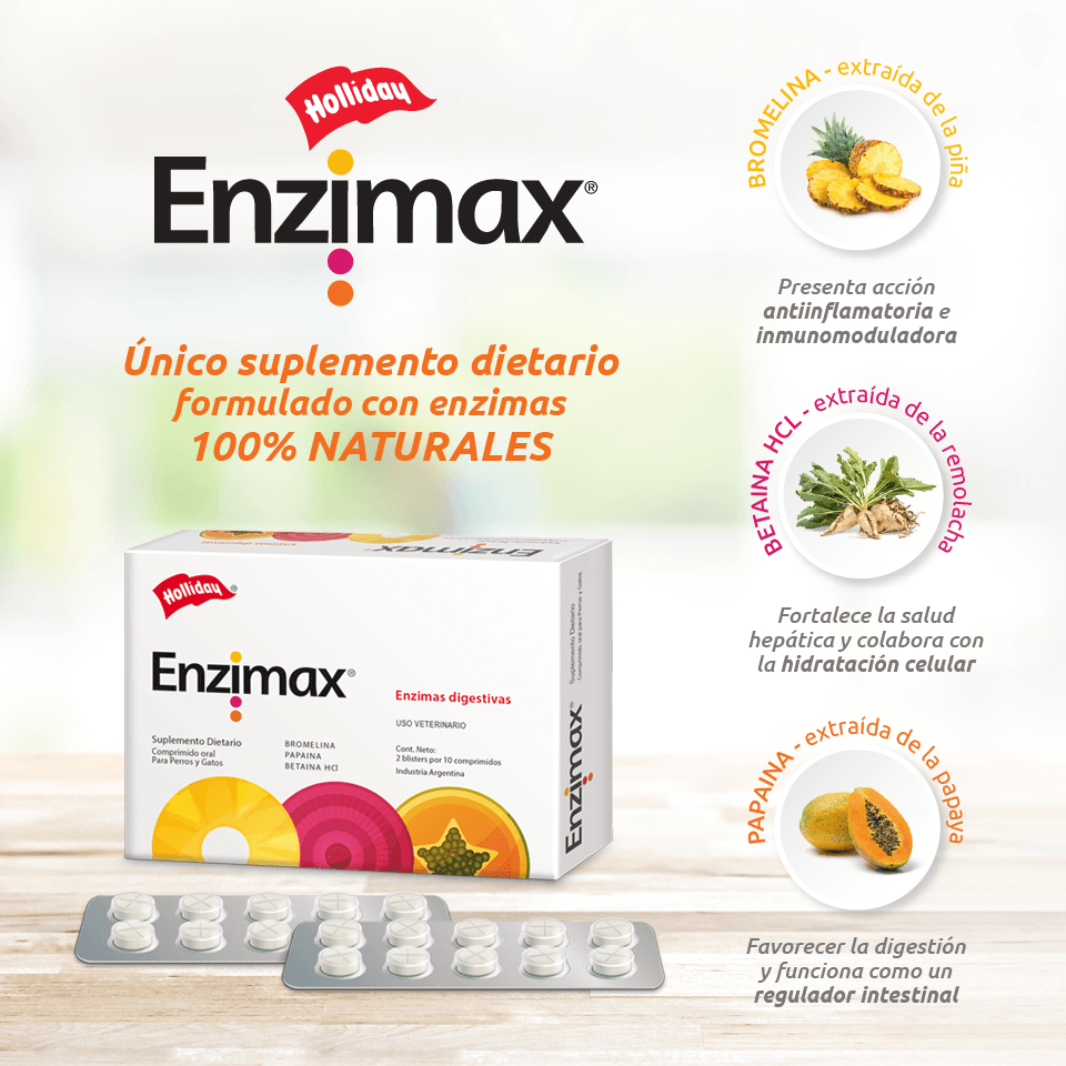 Enzimax - enzimas digestivas por unidad - AvicMartin Farmacia Veterinaria 