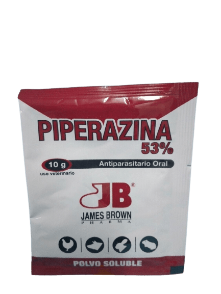 Piperazina JB al 53% de 10gr - AvicMartin Farmacia Veterinaria 