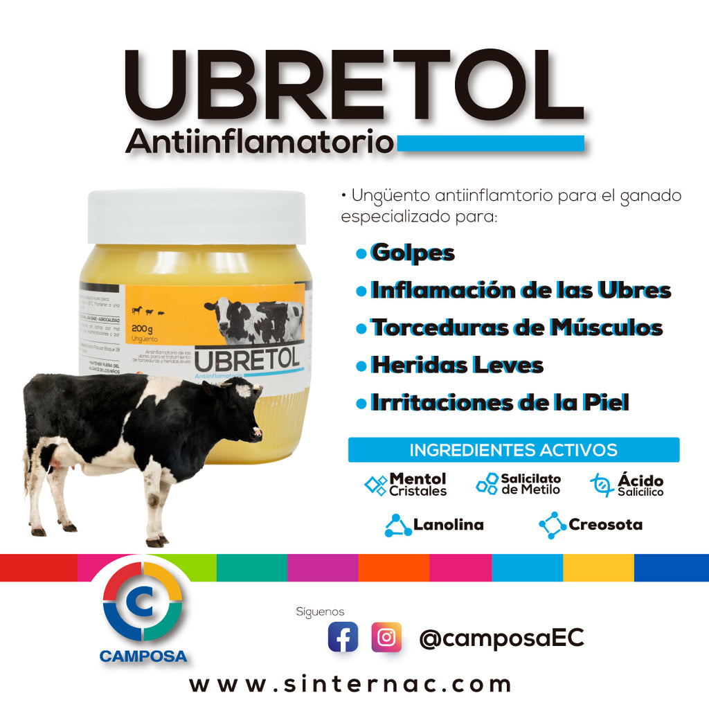 Ubretol ungüento de 200gr