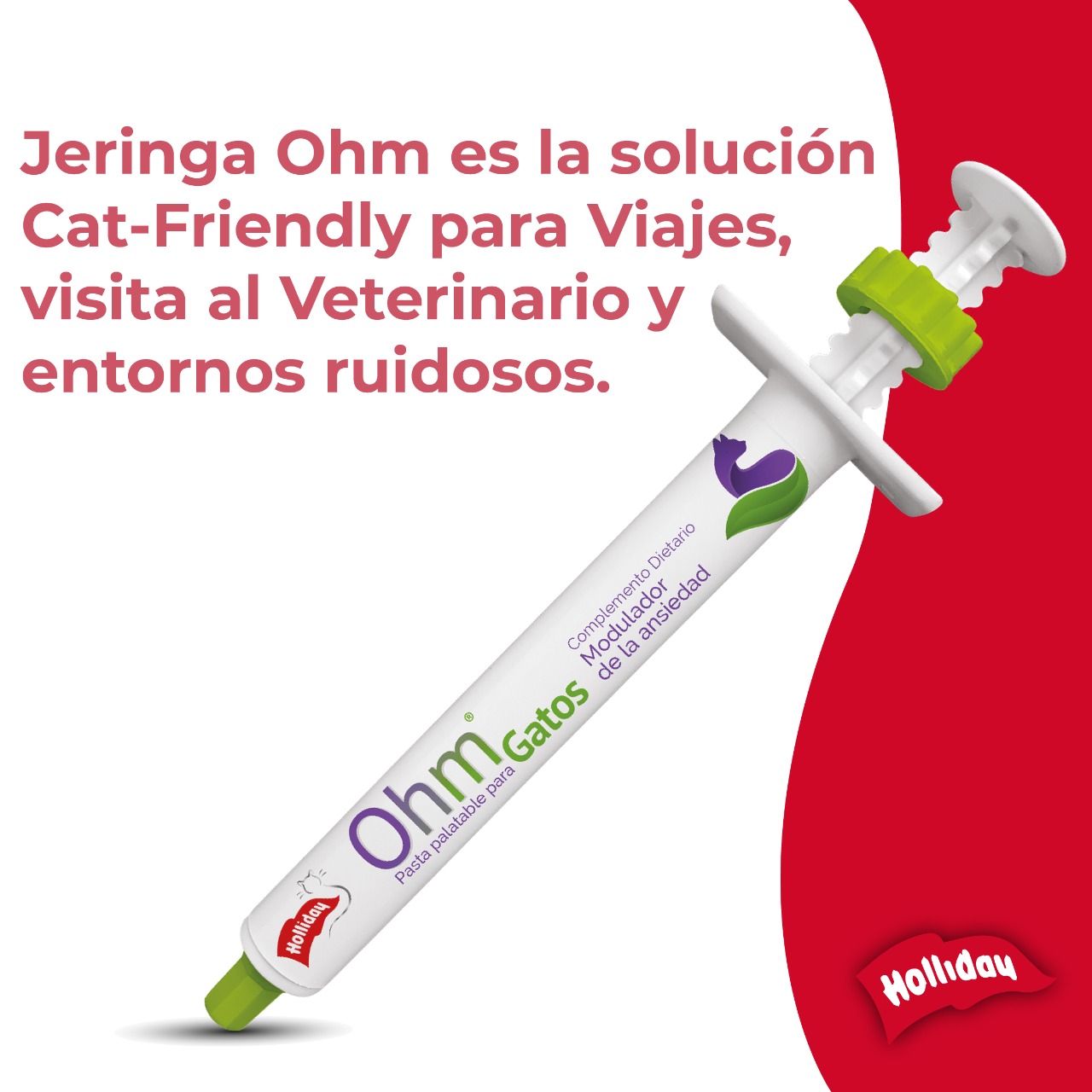 OHM modulador de la ansiedad en gatos 7g
