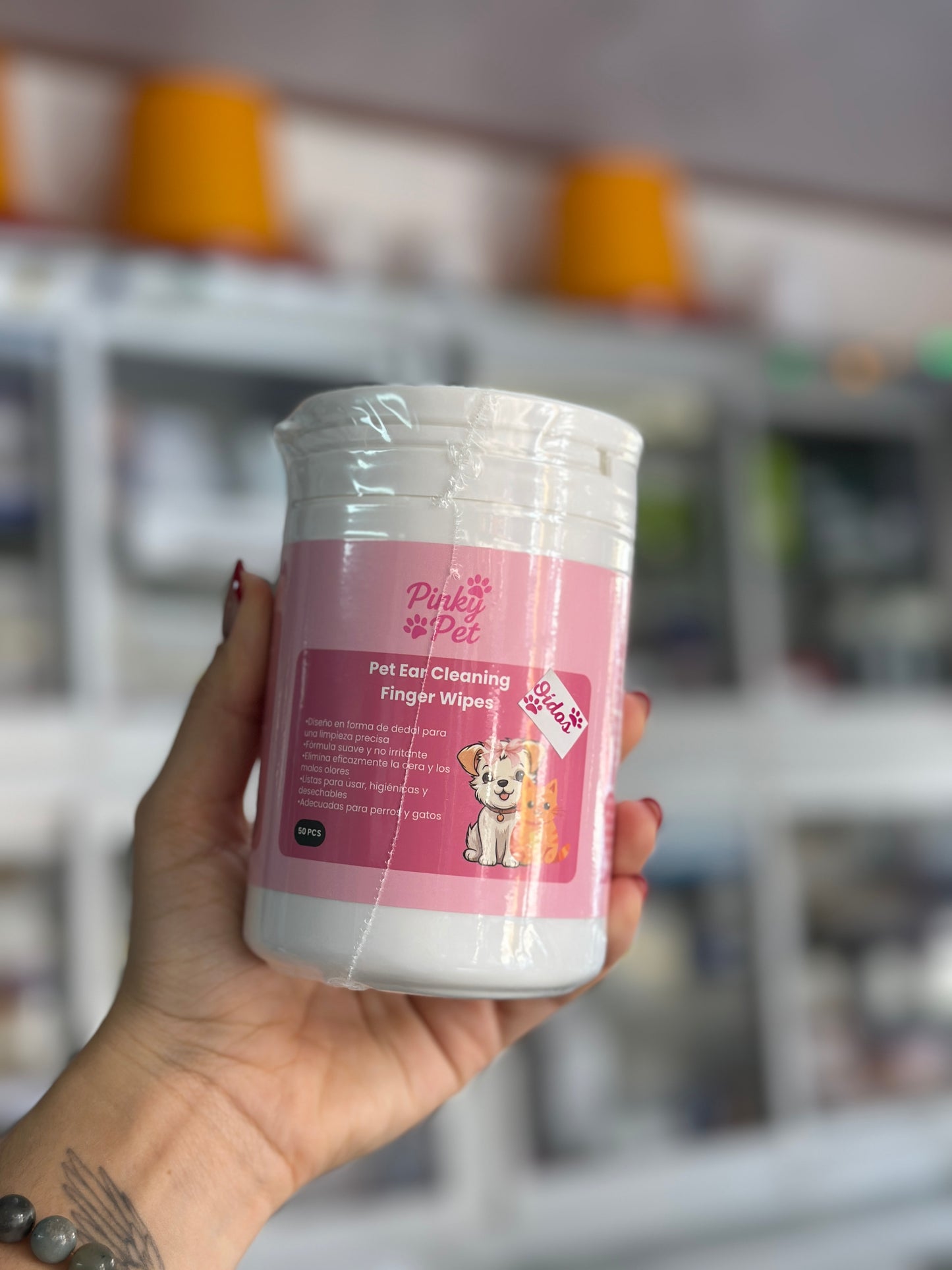 Toallas limpiadoras para mascotas