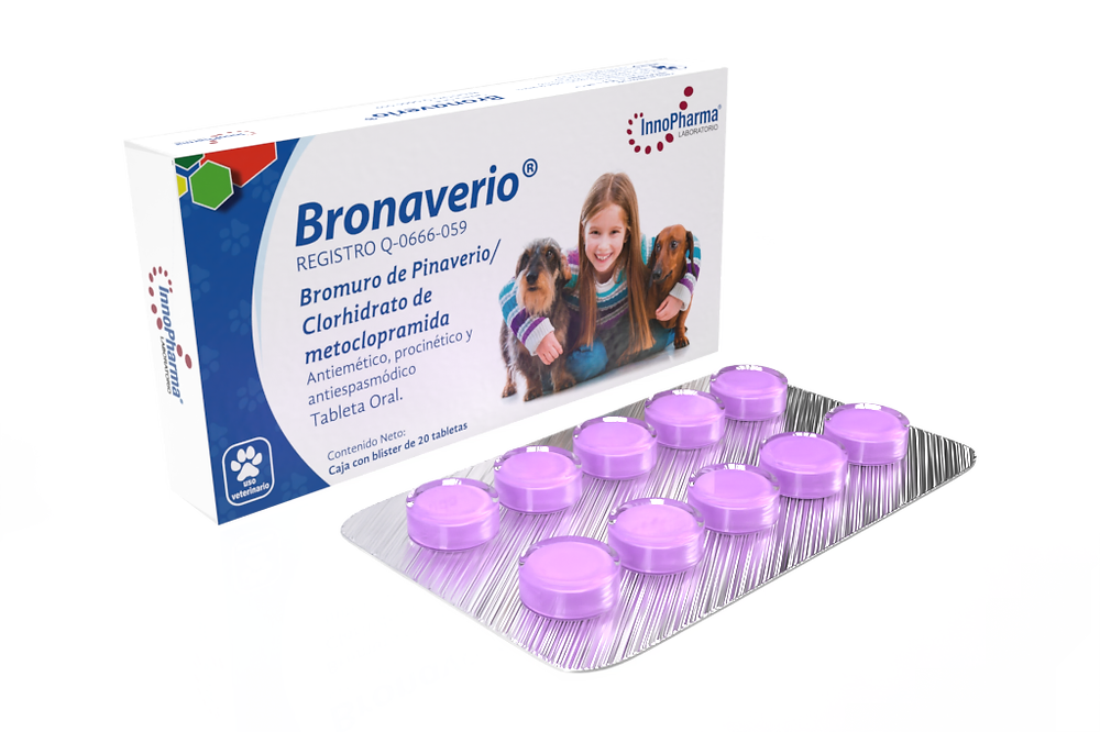 Bronaverio caja con blíster de 20 tabletas