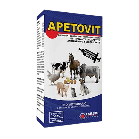Apetovit Multivitamínico jarabe - AvicMartin Farmacia Veterinaria 