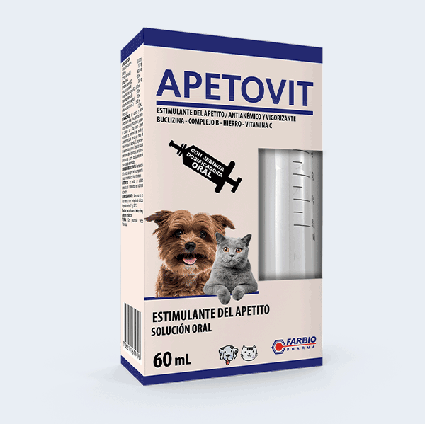 Apetovit Multivitamínico jarabe para animales menores y mayores