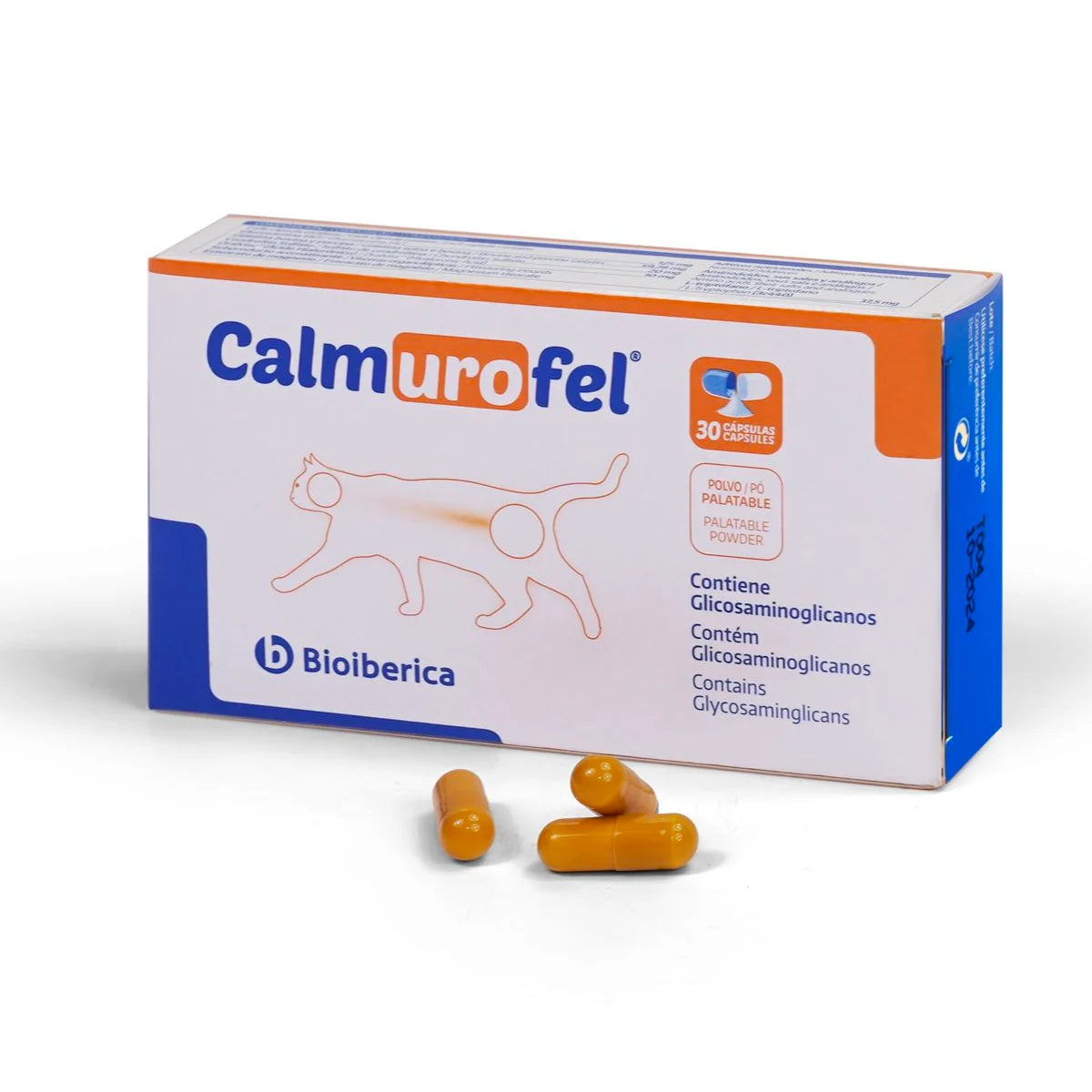 Calmurofel Cápsulas Tratamiento de Cistitis en Gatos caja de 30 cápsulas