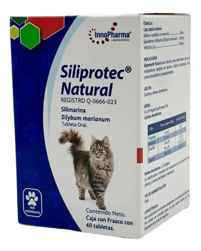 Siliprotec Natural frasco de 60 tabletas