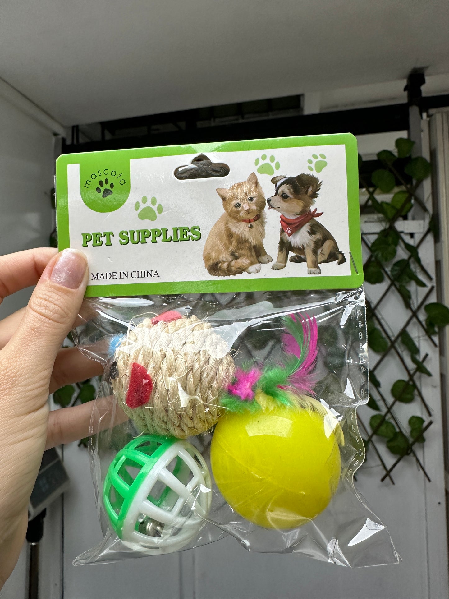 Juguete para gatos esferas 3 Pack