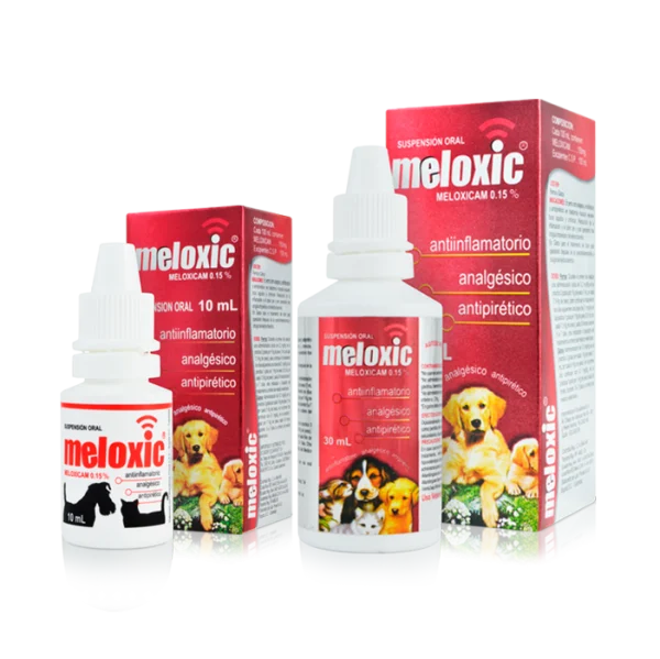 MELOXIC® SUSPENSIÓN 0.15% por 10ml Sabor miel para perros y gatos