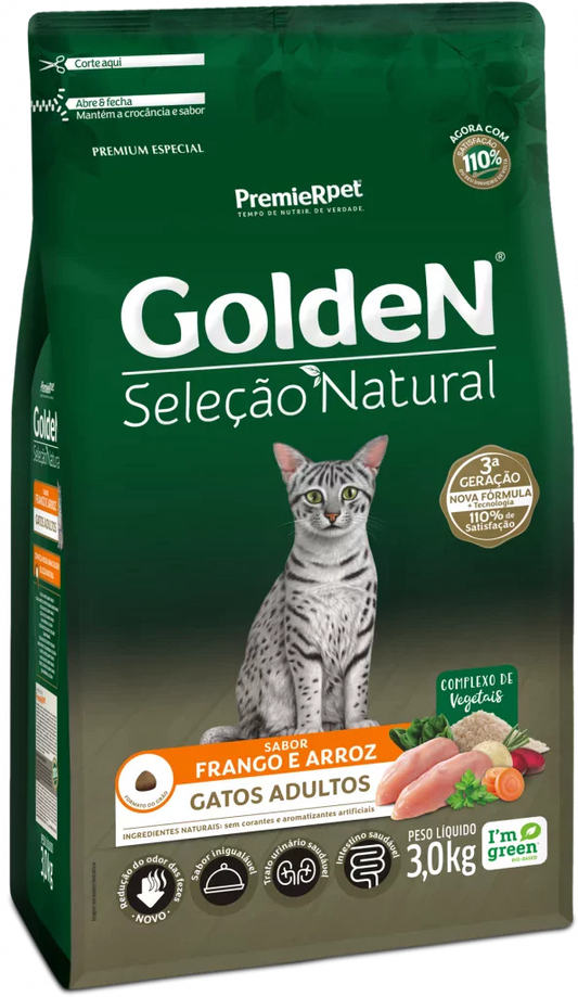 GoldeN® Selección Natural Gatos Gatitos Sabor Pollo y Arroz