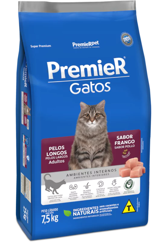 PremieR Gatos Pelo Largo Adulto Sabor Pollo