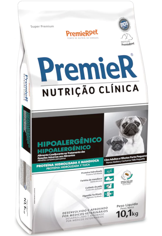 PremieR Nutrición Clínica Perros Pequeños Hipoalergénico Proteína Hidrolizada y Yuca de 2kg