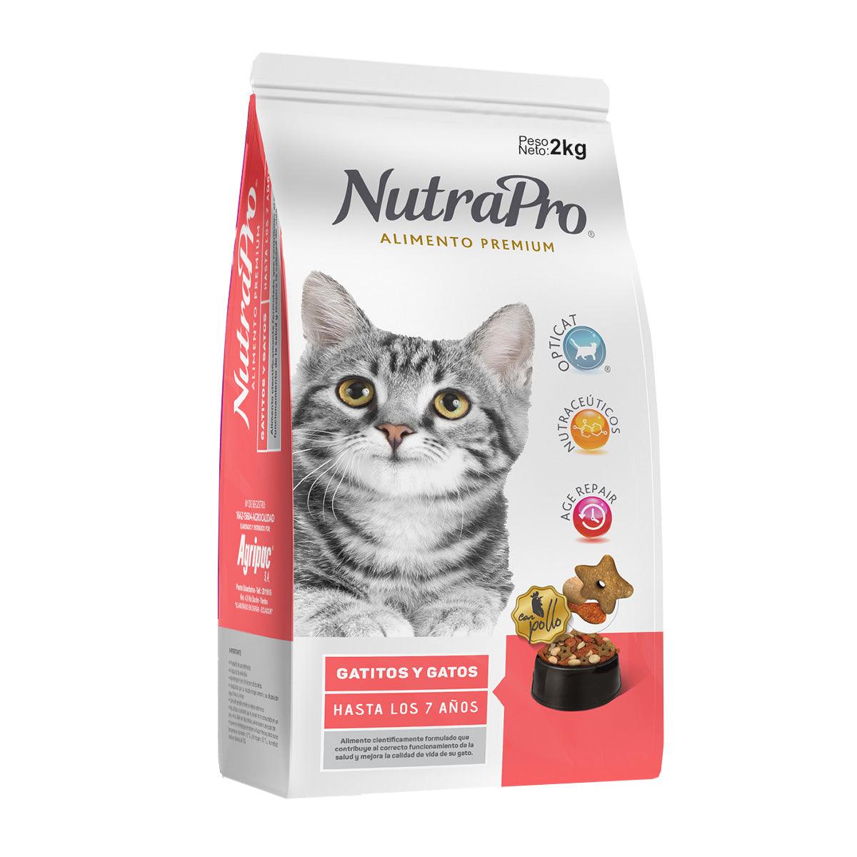 NutraPro gatitos y gatos hasta 7 años - AvicMartin Farmacia Veterinaria 