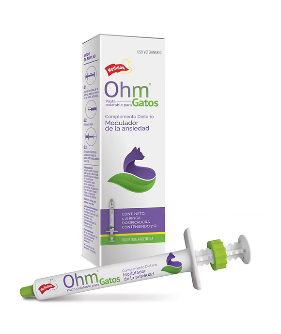 OHM modulador de la ansiedad en gatos 7g