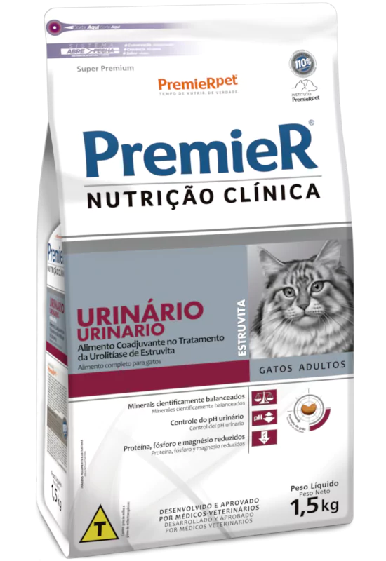 PremieR Nutrición Clínica Urinario Estruvita Gatos 1,5kg