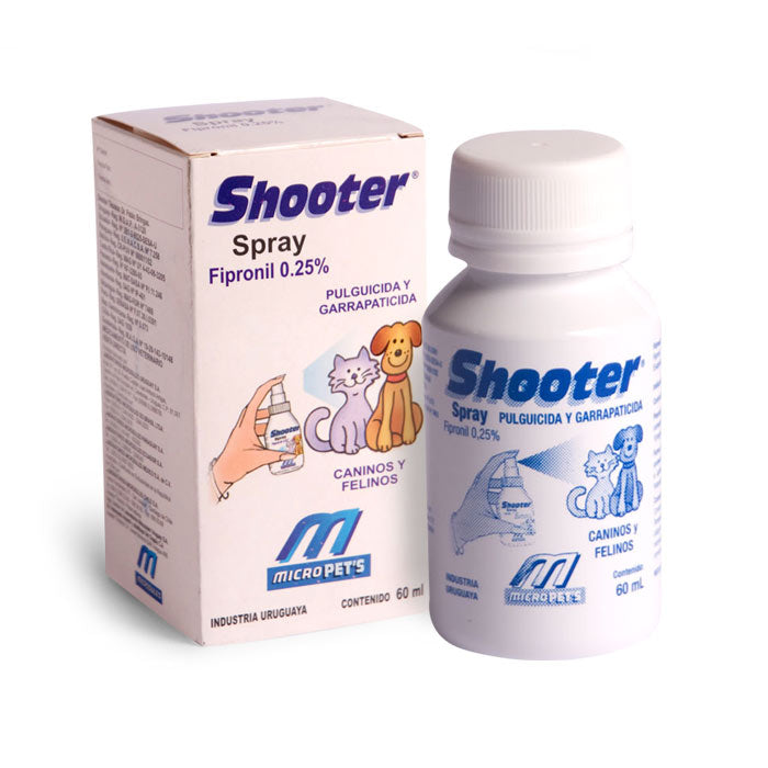 Shooter - Ectoparasiticida de uso externo para caninos y felinos 120mL