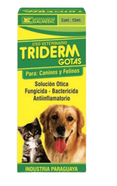Triderm gotas veterinarias 15ml - AvicMartin Farmacia Veterinaria 