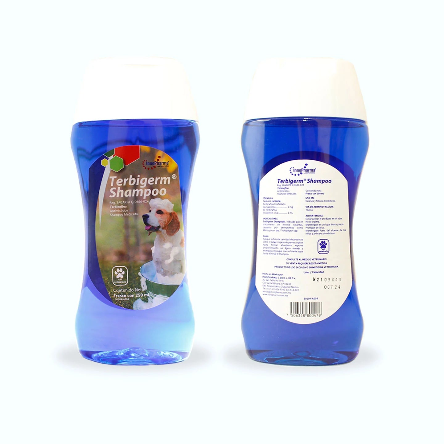 Terbigerm Shampoo Frasco con 250mL