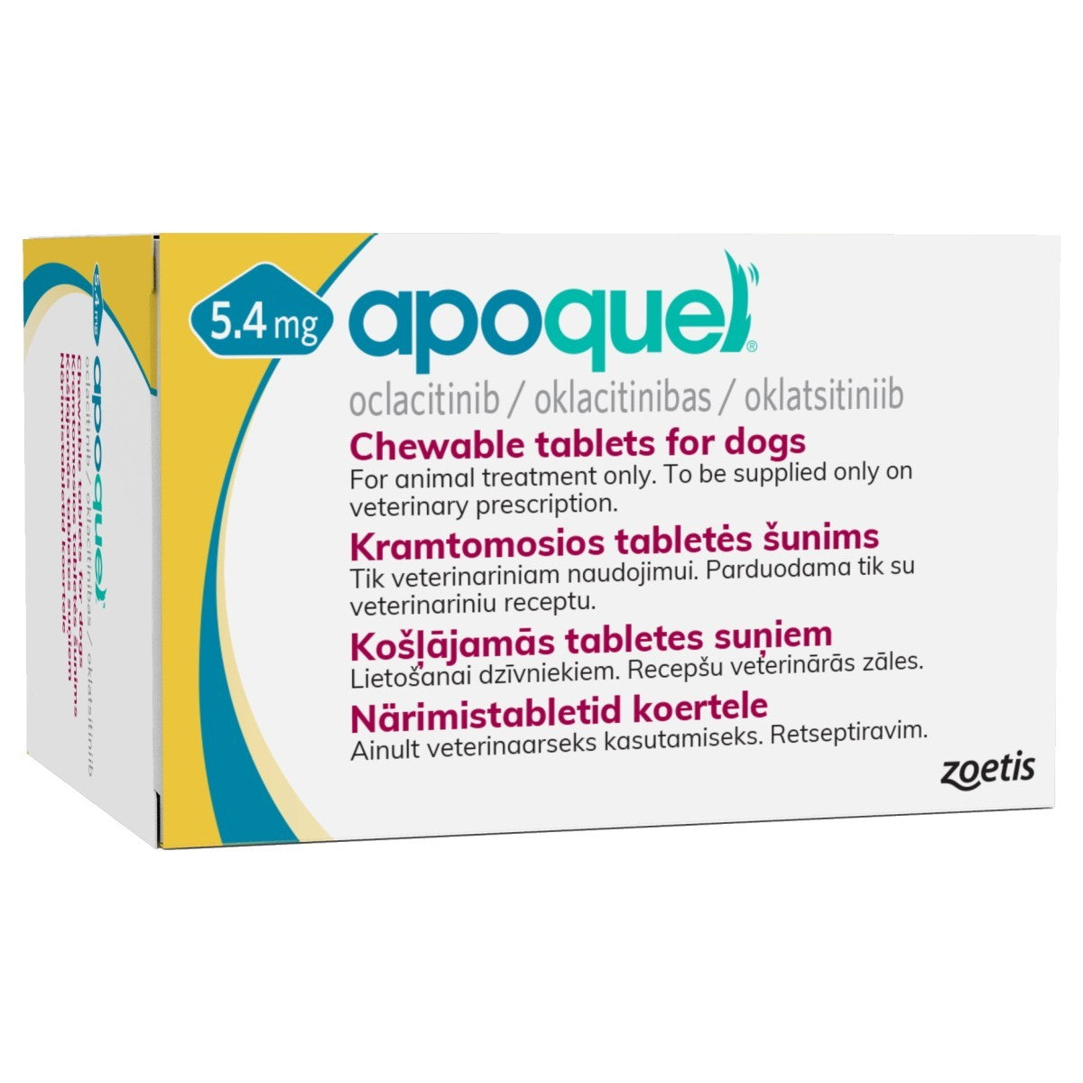 Apoquel 5,4 mg de 20 comprimidos masticables