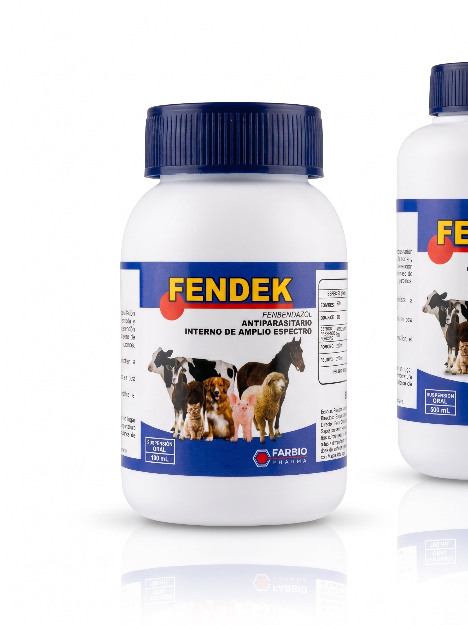 Fendek desparasitante interno para animales