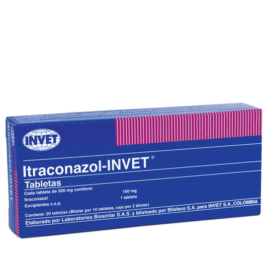 Itraconazol - INVET Itraconazol 100mg
