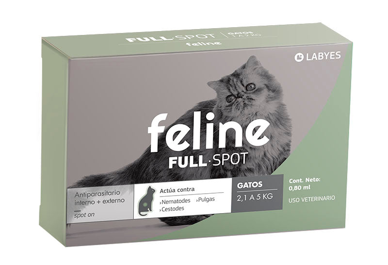 Feline Full Spot Antiparasitario interno + externo para gatos de 2,1 a 5kg