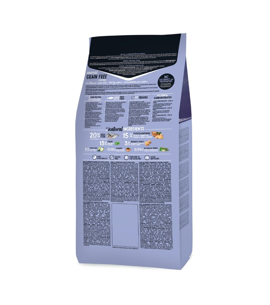 Ownat Sterilized Fish alimento para gatos esterilizados sabor a pescado de 3kg