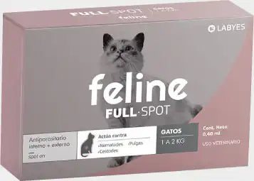 Feline Full Spot Antiparasitario interno + externo para gatos de 1 a 2kg