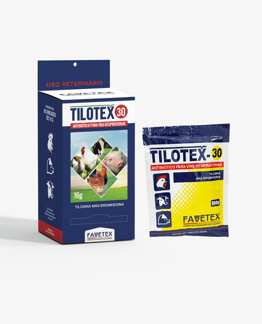Tilotex 30 x 100g - AvicMartin Farmacia Veterinaria 