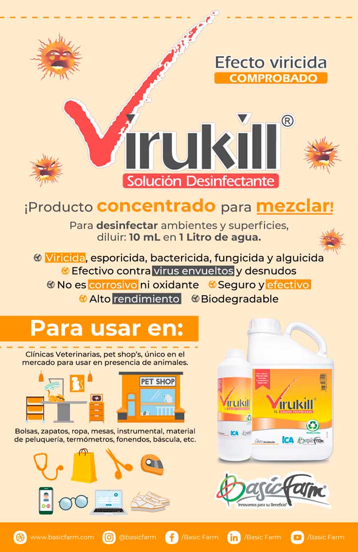 Virukill desinfectante de 1 litro