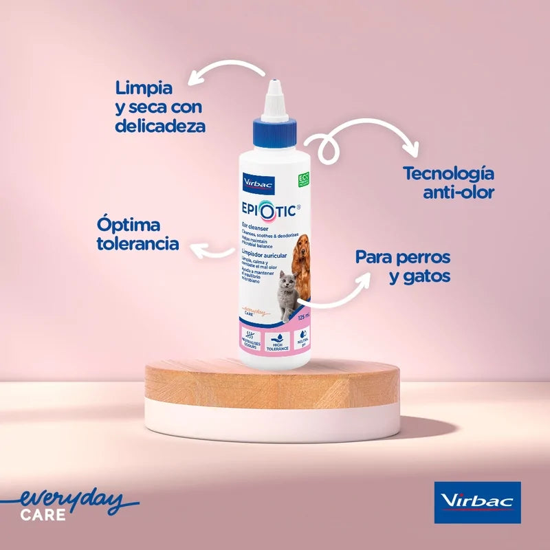 EPIOTIC® SIS limpiador auricular para perros y gatos
