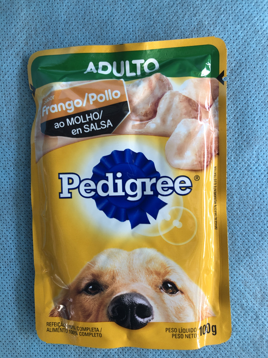 Pedigree comida húmeda para perros adultos. Pollo Sobre 100g - AvicMartin Mascota Jardín y Hogar