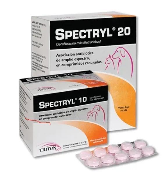 SPECTRYL 20  DE 50 COMPRIMIDOS - AvicMartin Mascota Jardín y Hogar