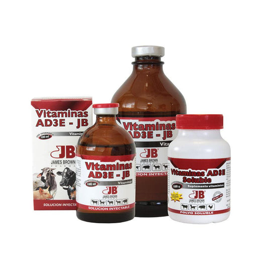 Vitamina AD3E inyectable y polvos solubles - AvicMartin Farmacia Veterinaria 